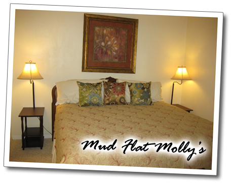 the bedroom of Mud Flat Molly's
