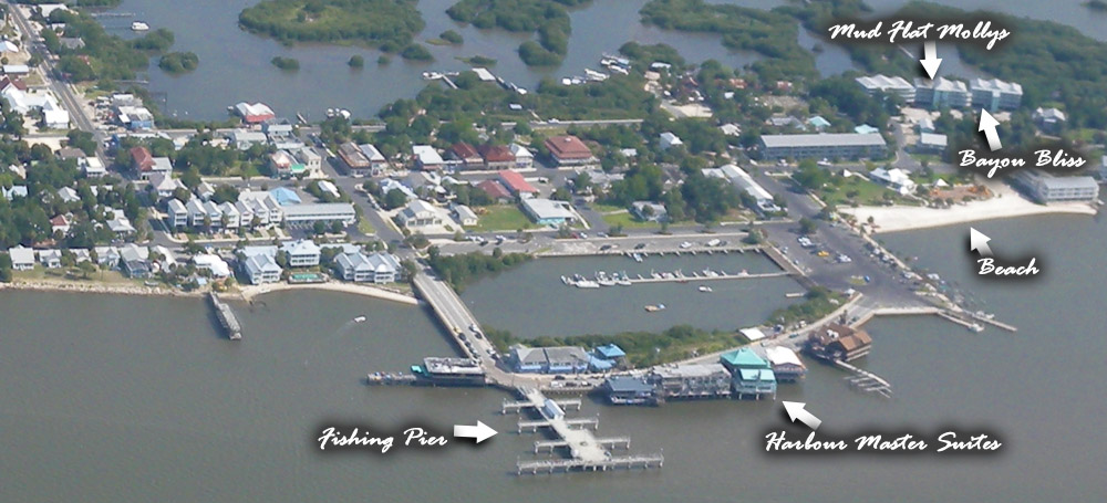 Overview map of Cedar Key, FL